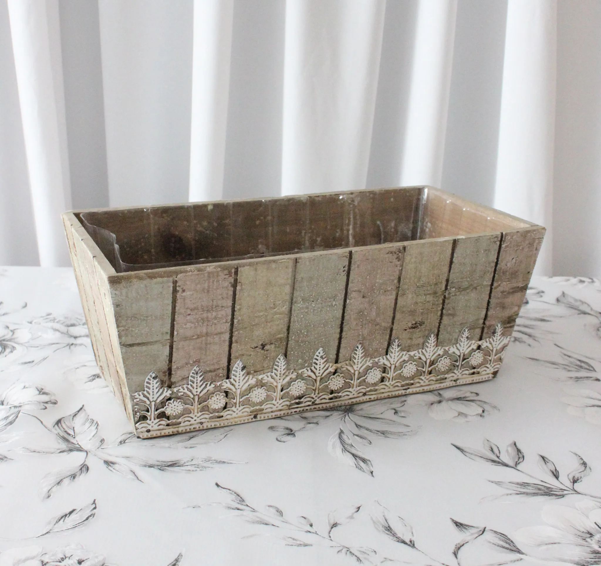 Container - Rectangular Wood 