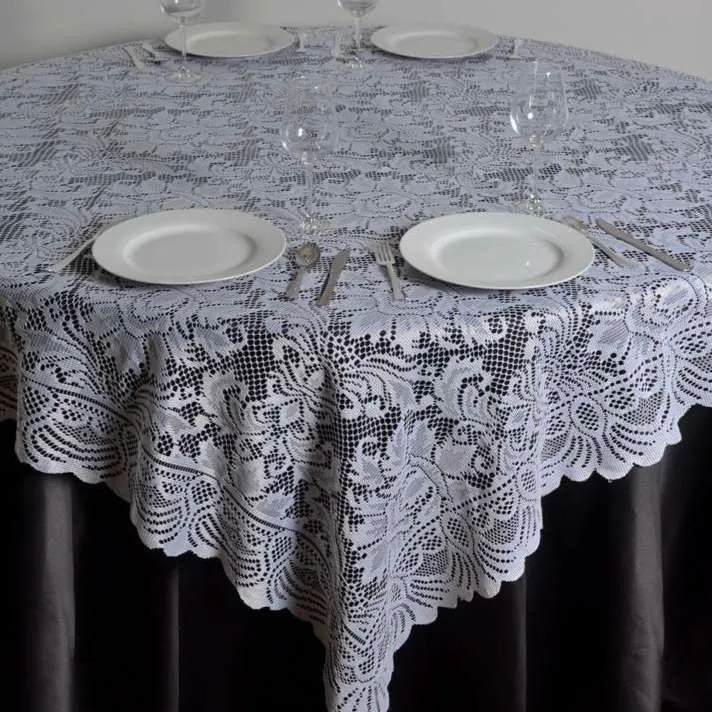 72" x 72" Lace / Organza Overlays