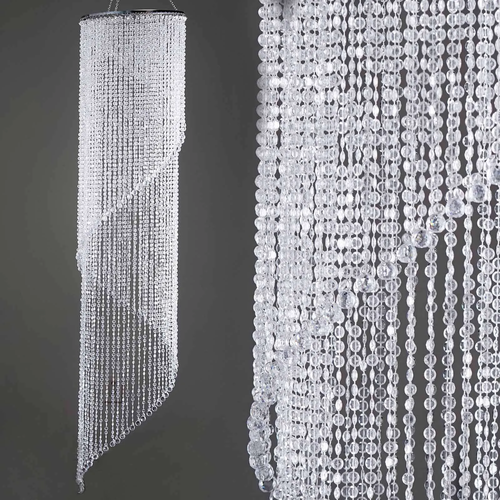 48" Spiral Chandelier