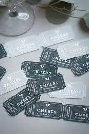 Laminated Wine Tickets