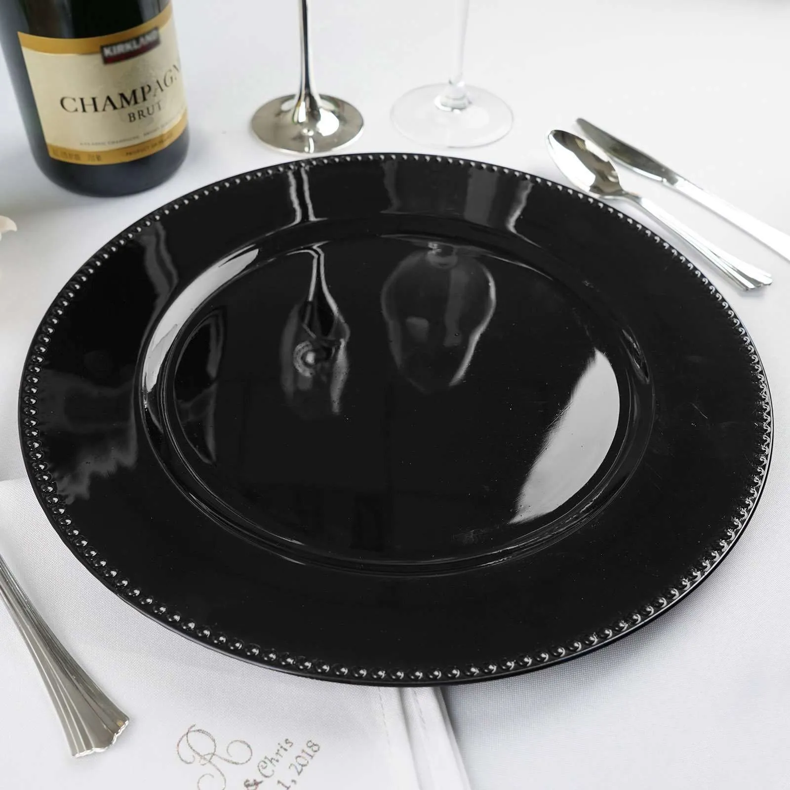 Charger Plates - Black