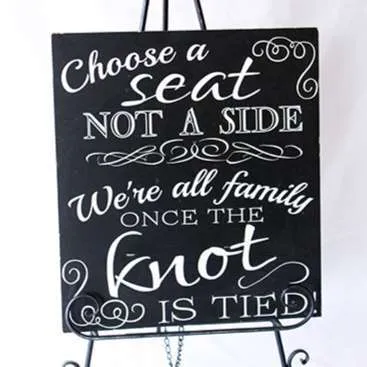 "Choose a Seat" Sign