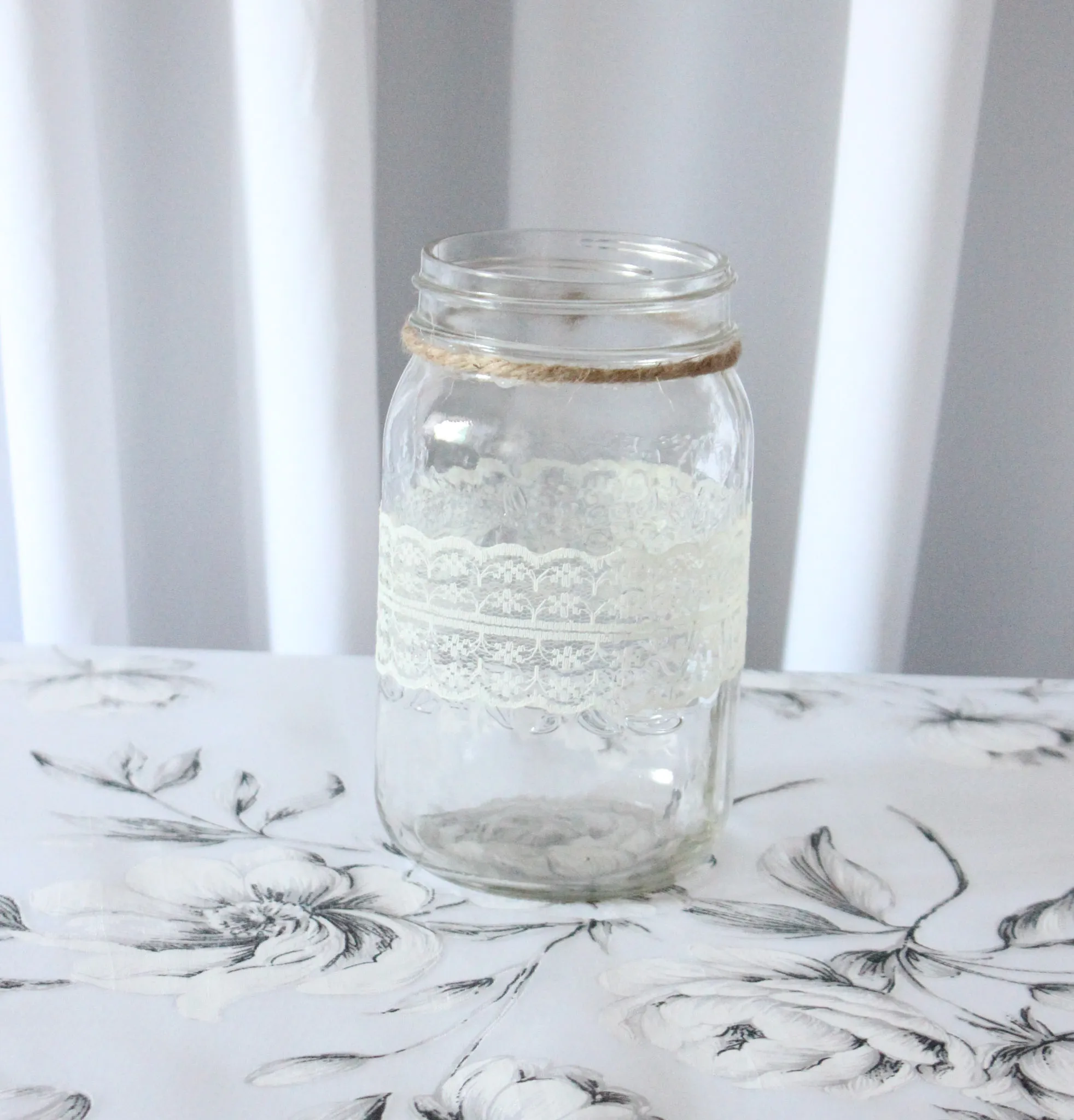 Mason Jar - 1 Litre Clear 