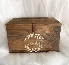 Wood Card Box
