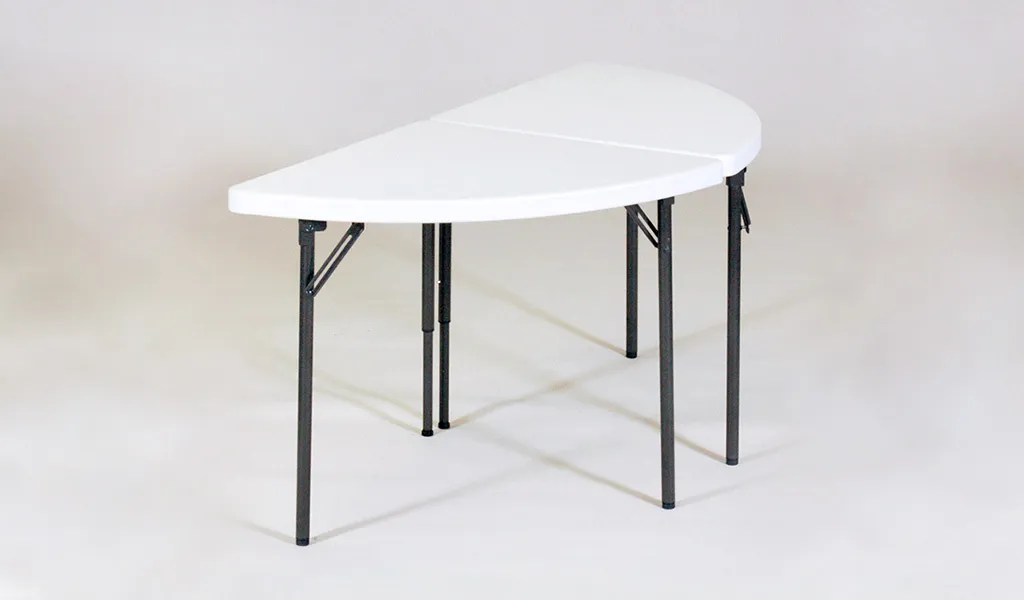 Half Moon Folding Table