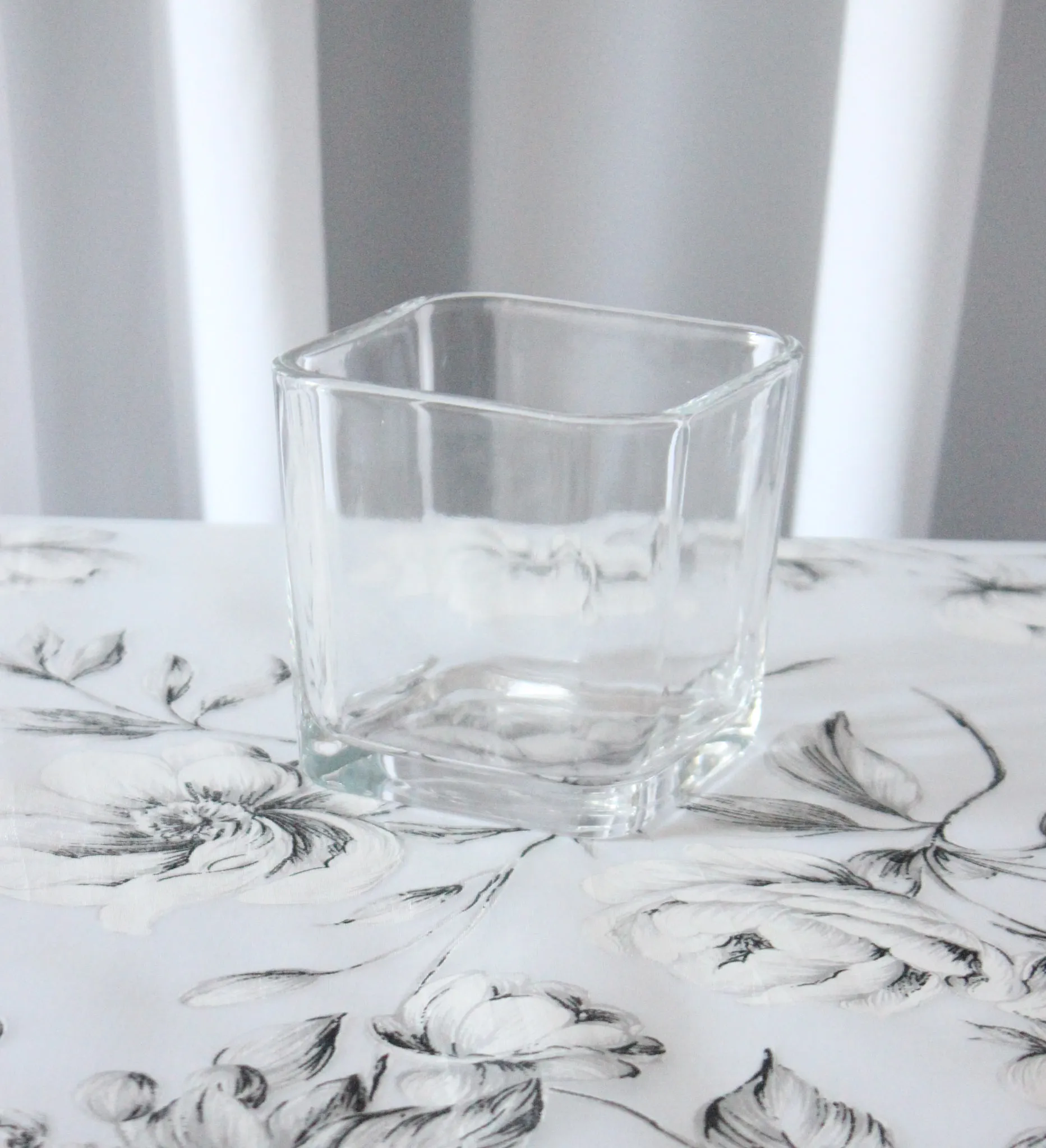 Vase - Small Square Glass