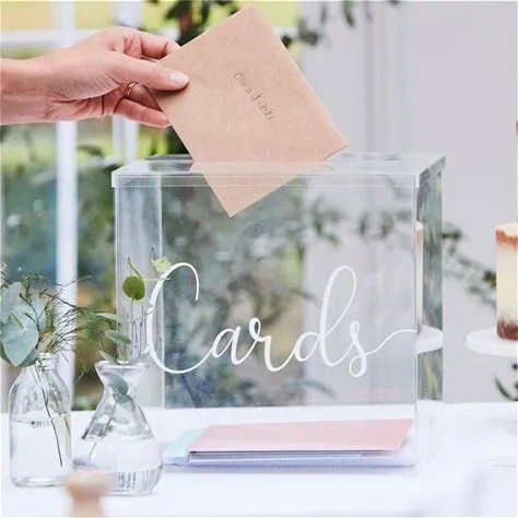 Clear Acrylic Card Box