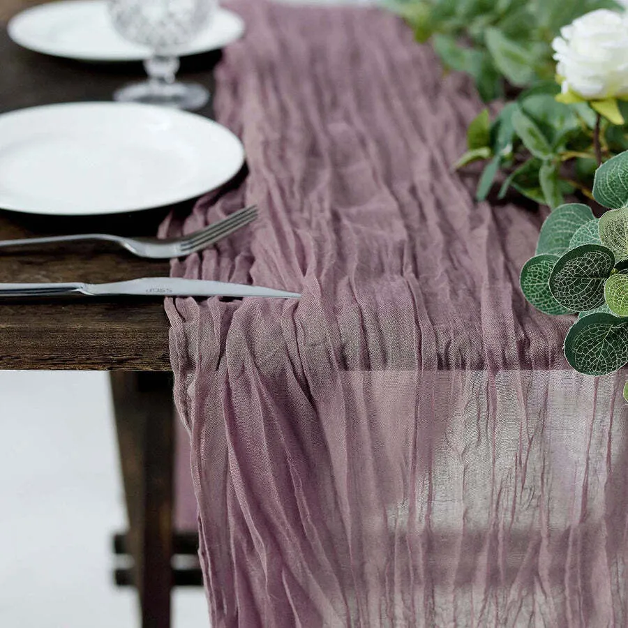 Cheesecloth Table Runners