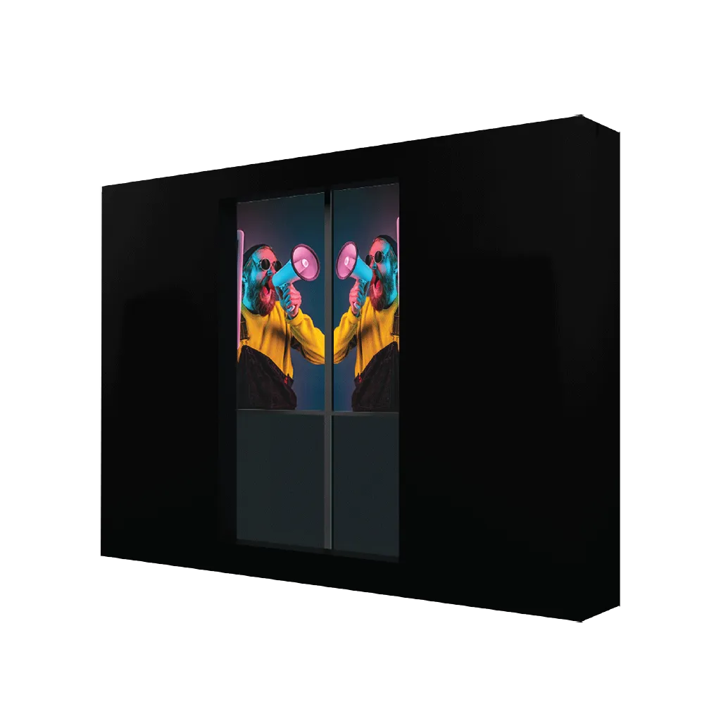 Transparent OLED Door