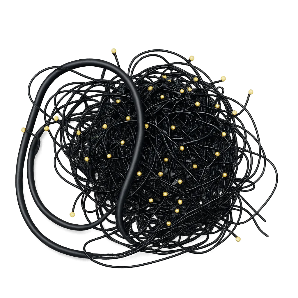 Festive lights - Black