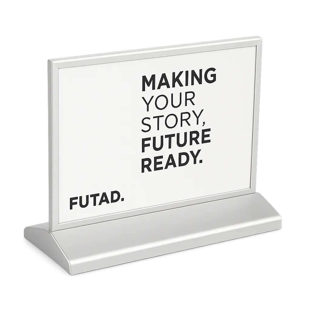 Double side Electronic table sign