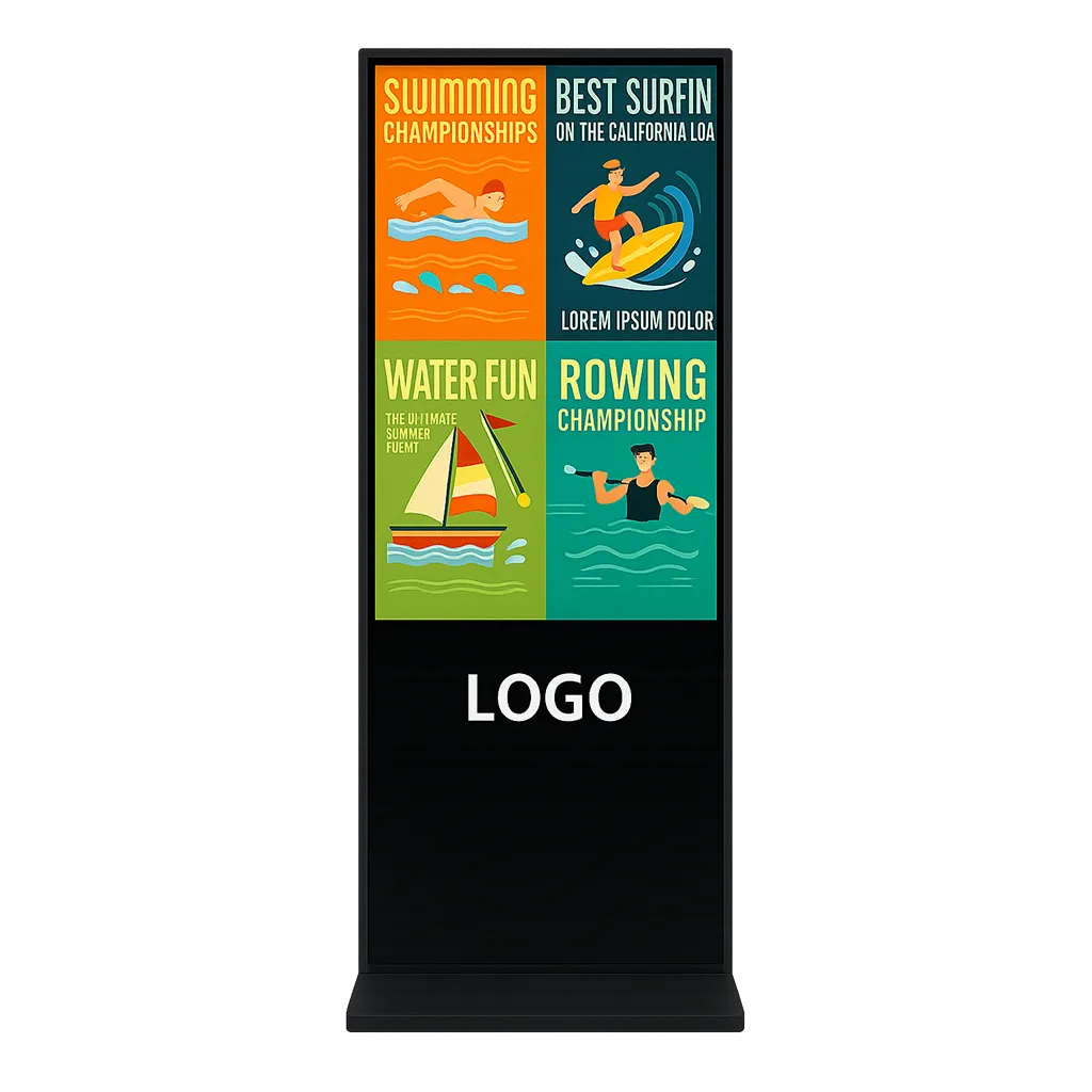 Digital floor LCD signage Mupis FS65