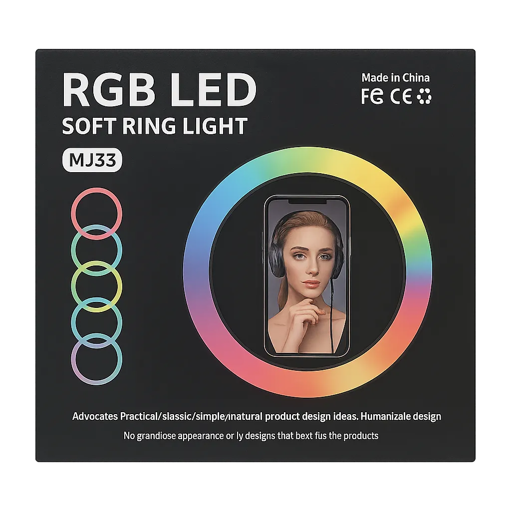 RGB soft ring light