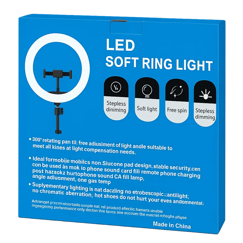 LED soft ring light