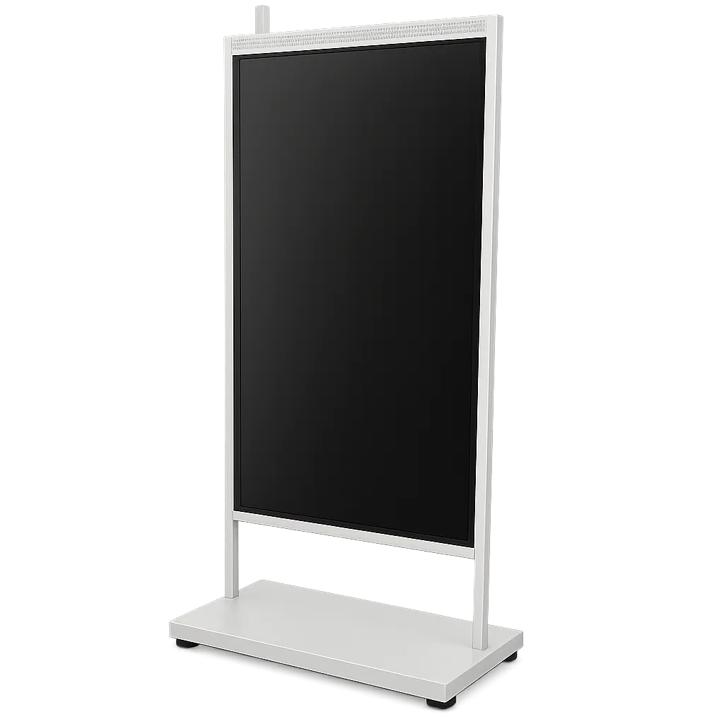 Dual floor stand screen