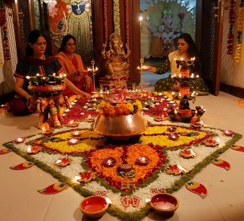 Sangit Night Diwali Styling