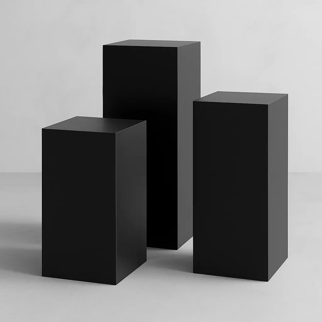 Black MDF Plinth