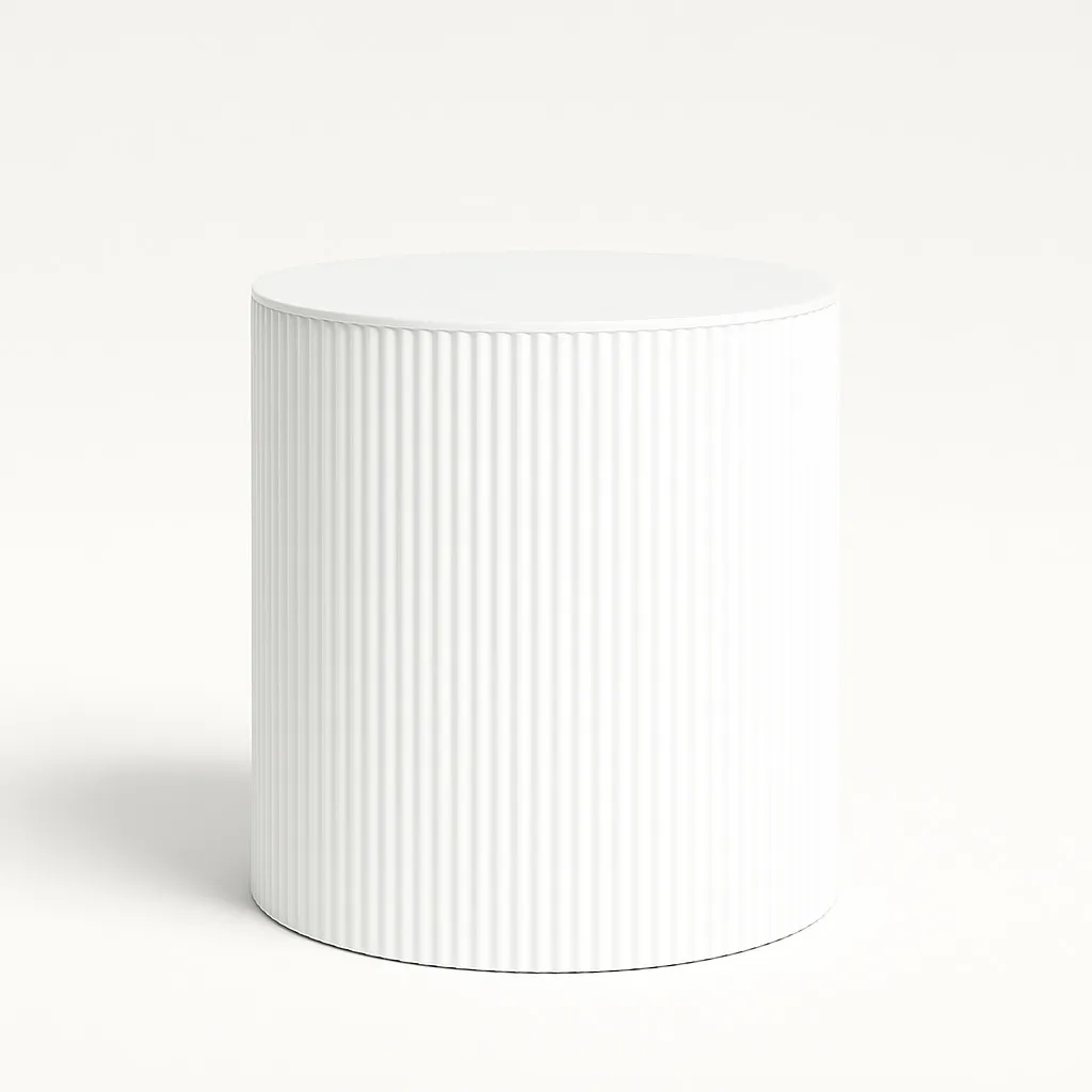 Round Ribbed Plinth