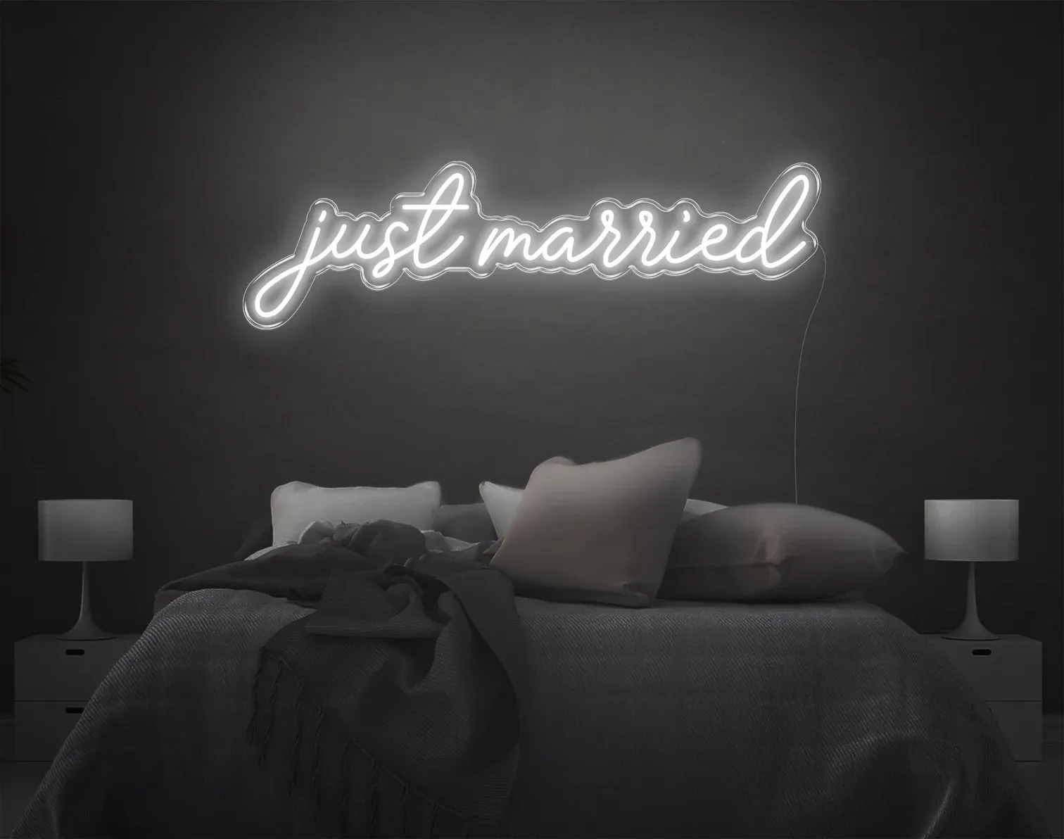 Neon sign Just Married