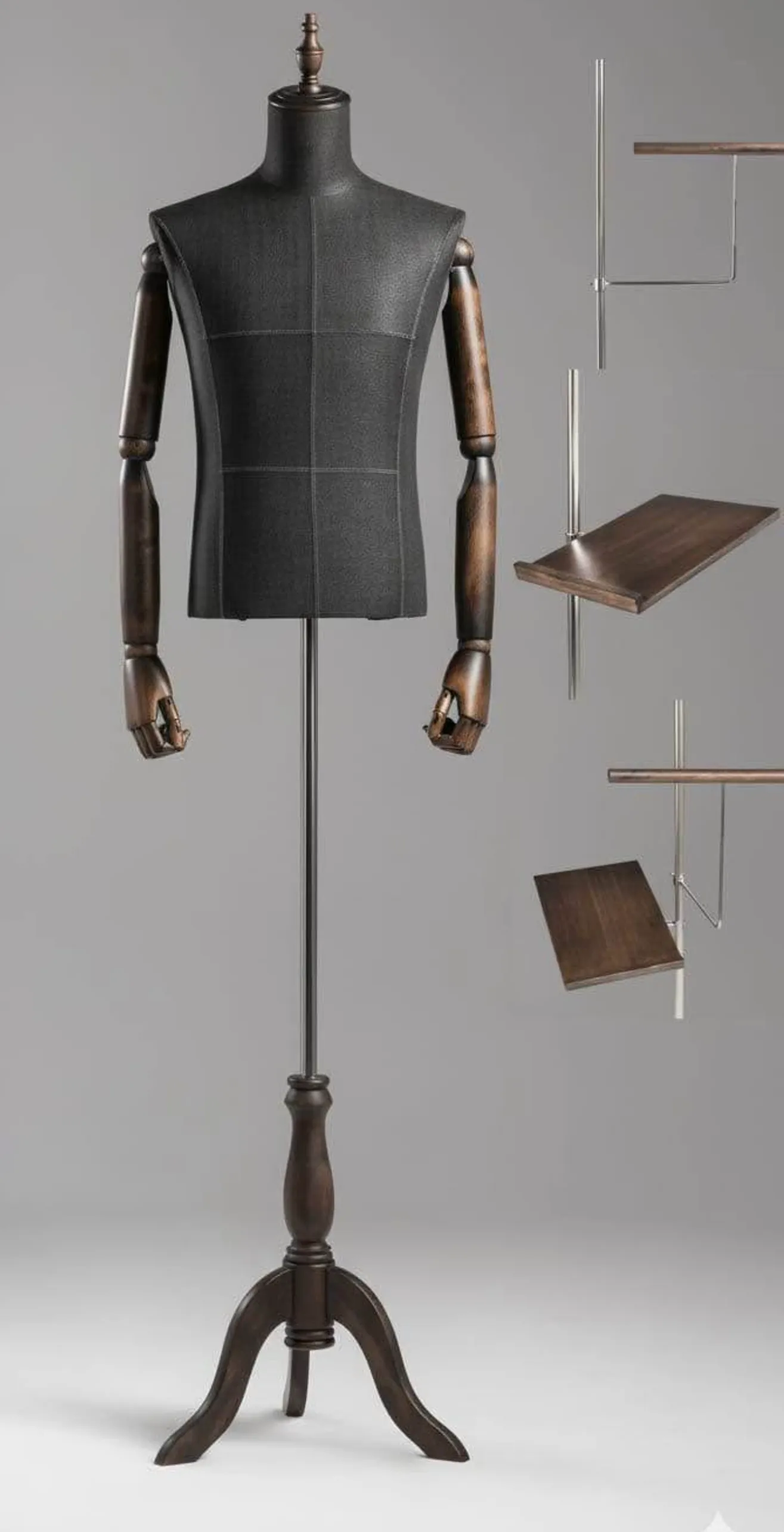 Male Mannequin With Hands With Trouser & Shoe Stand