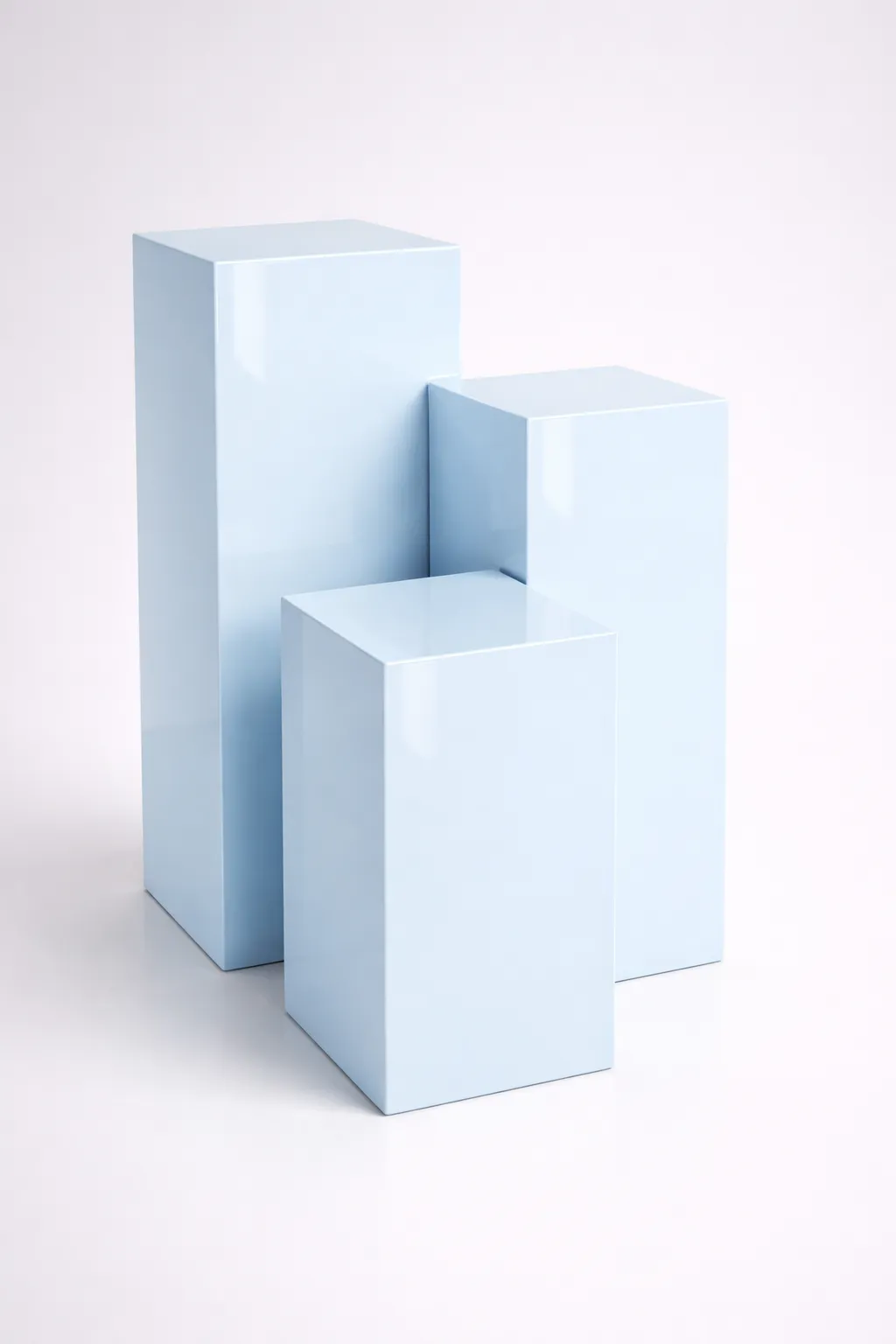 Blue Acrylic Plinth