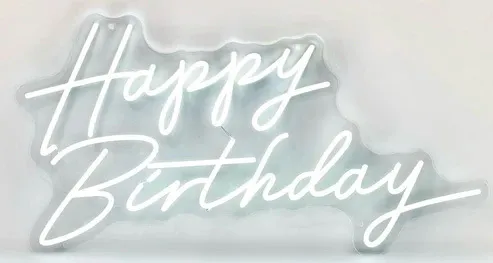 Neon sign Happy Birthday