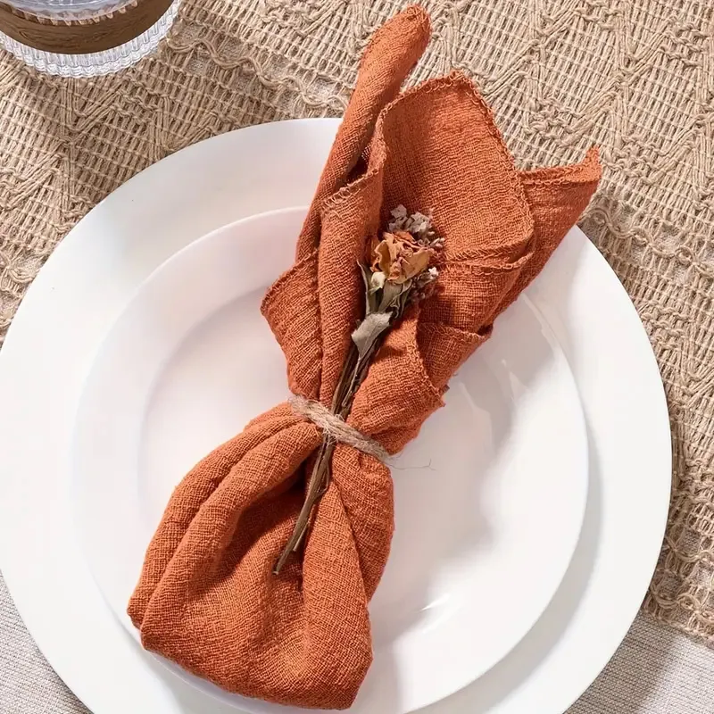 Napkin burnt orange