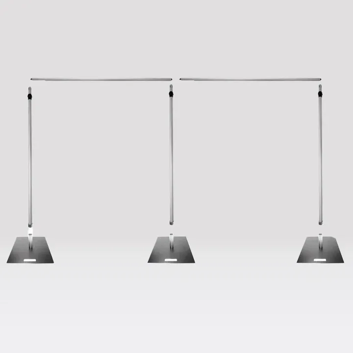 Set of 6 m backdrop stand