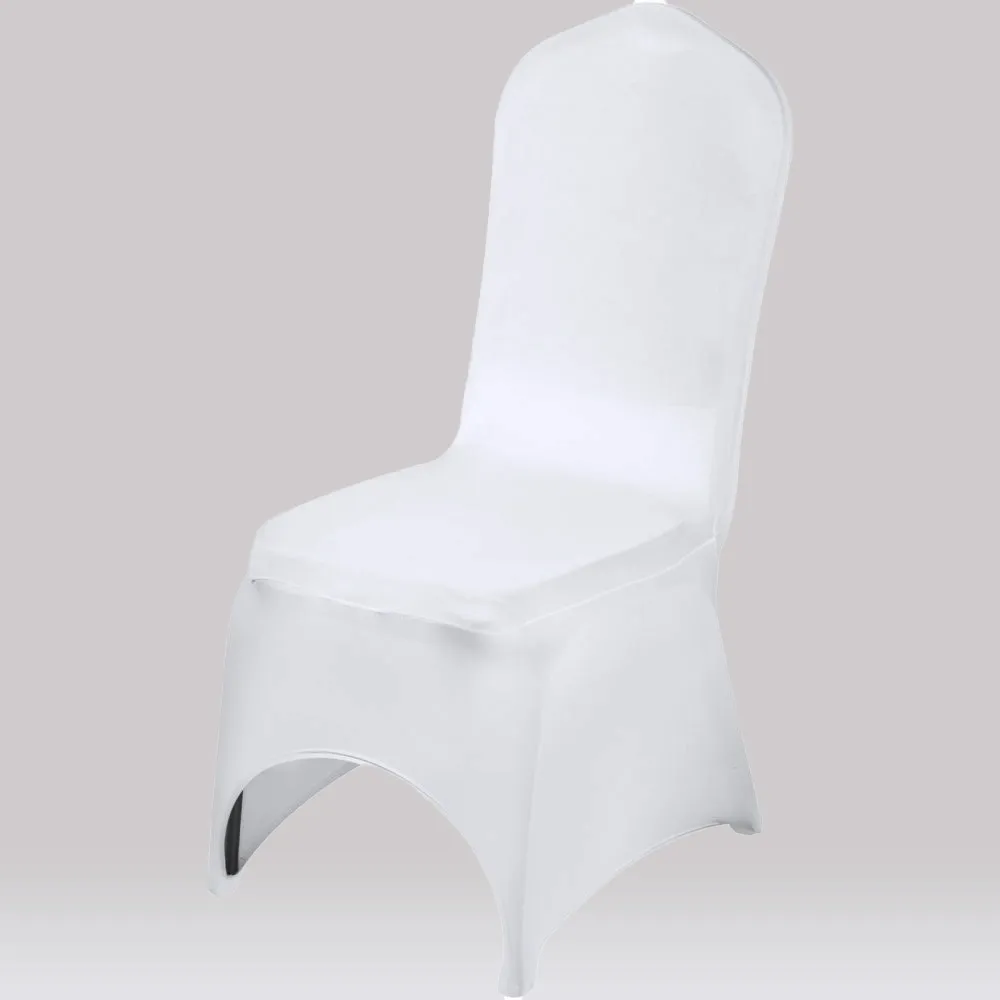 White fitted chair cover for weddings, receptions, parties