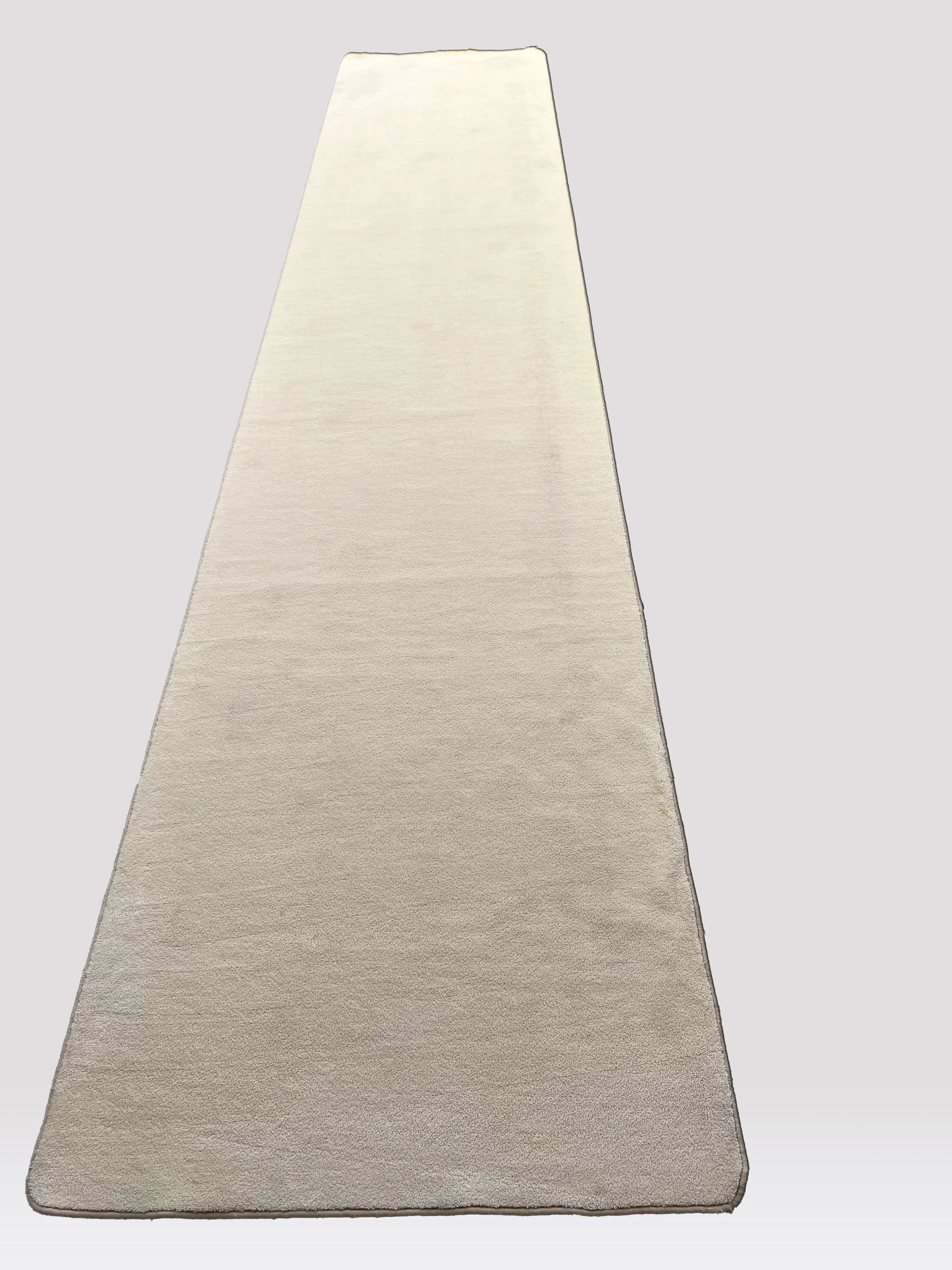 Runner carpet 1.2 m by 6 m cream color for hire and rental