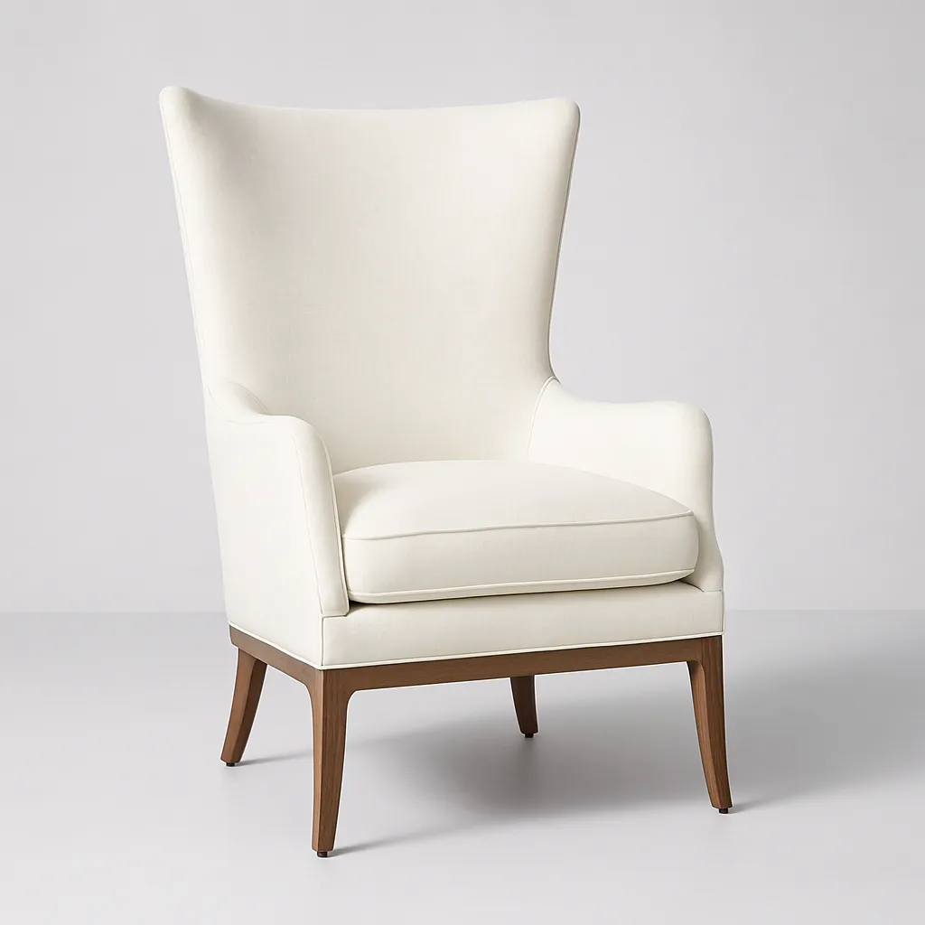 White Wingback Chair