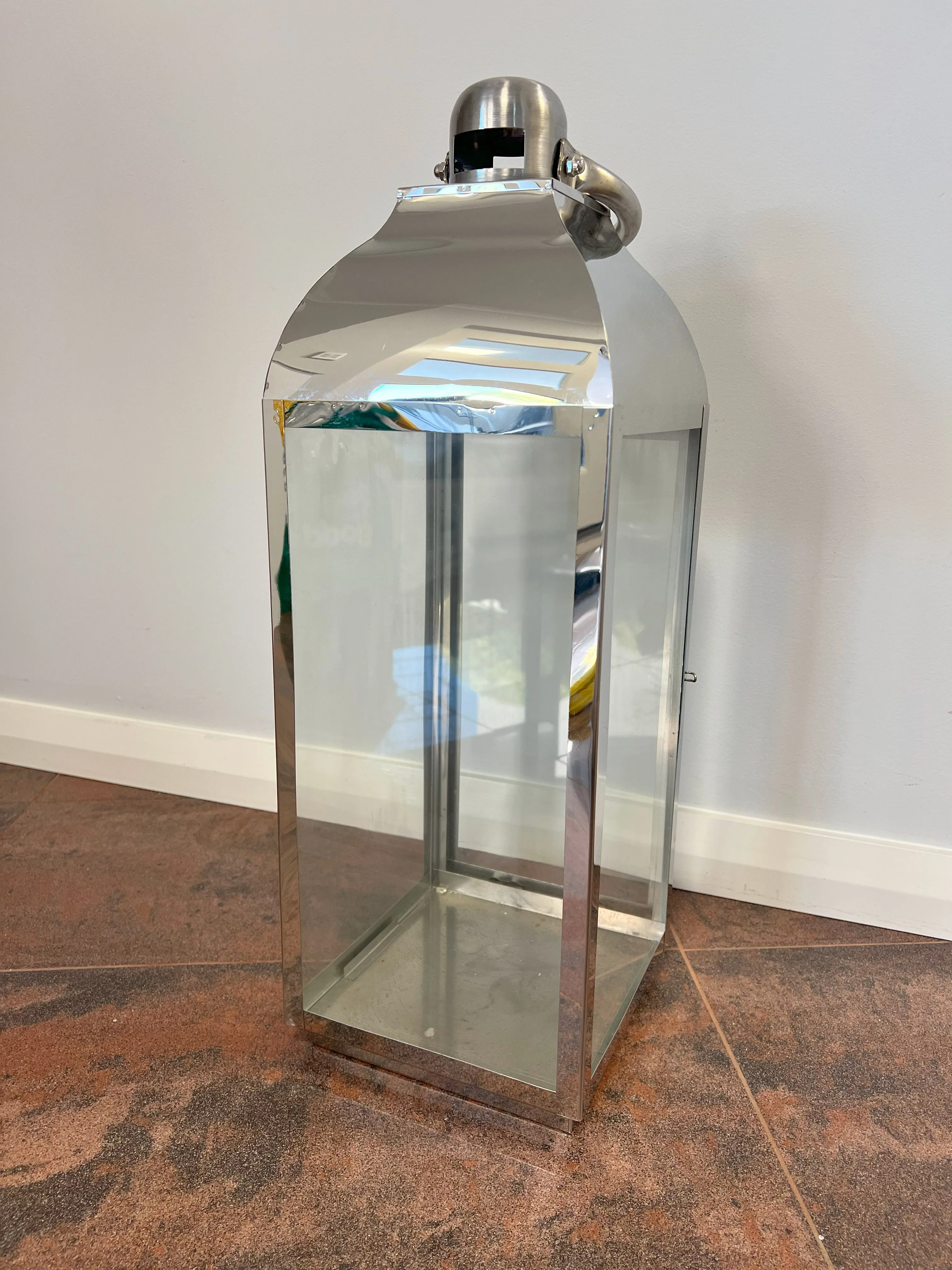 Lantern extra large stainless steel 60 cm 