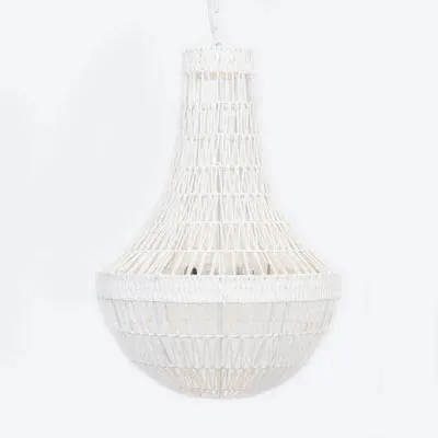 White Rope Empire Chandelier