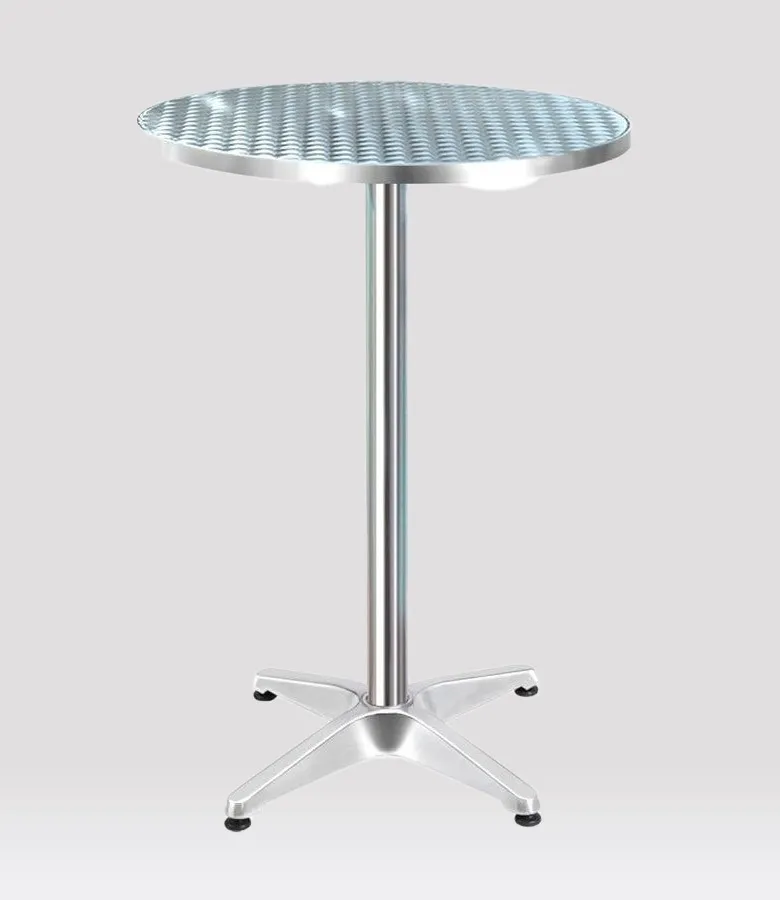 Round Bar Table Metal Top