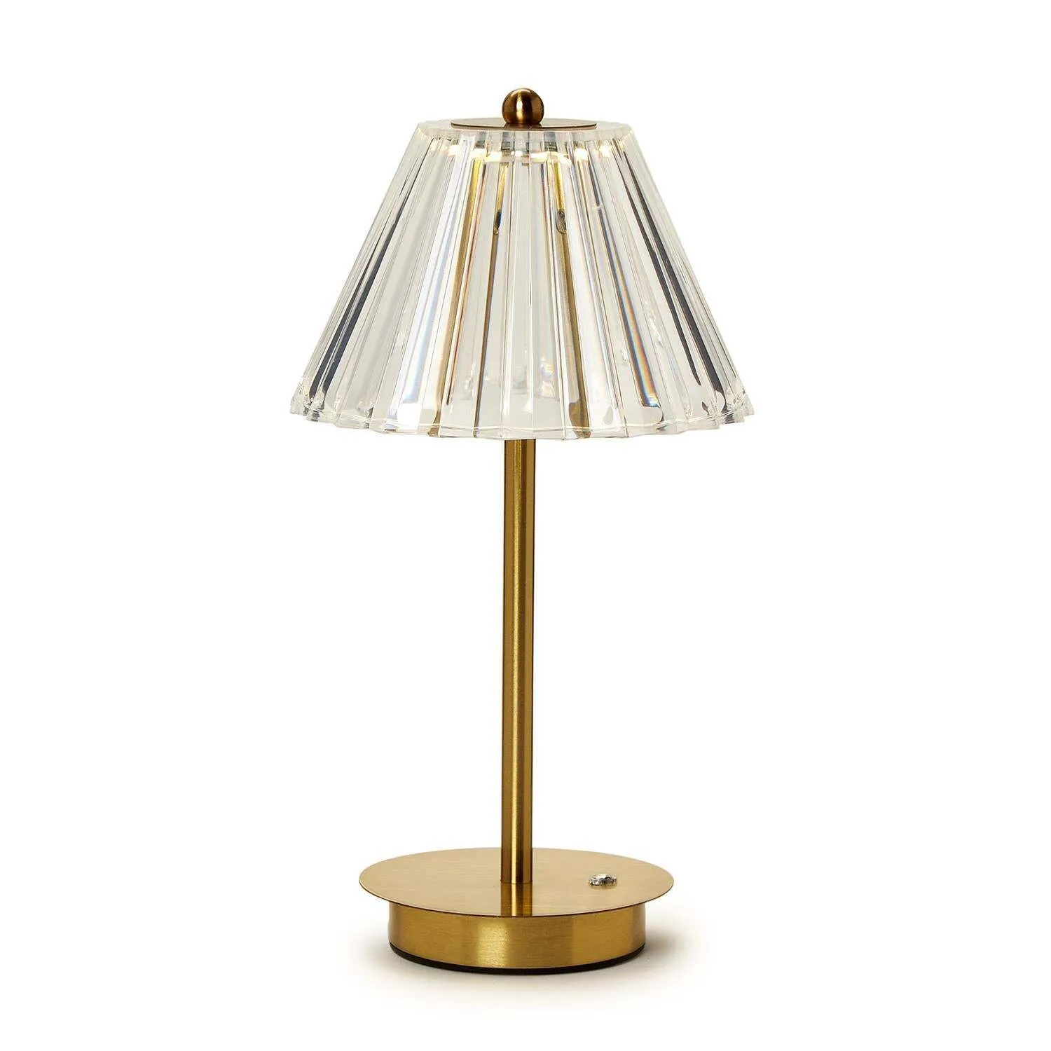 LED Lamp  Clear Acrylic Shade 
