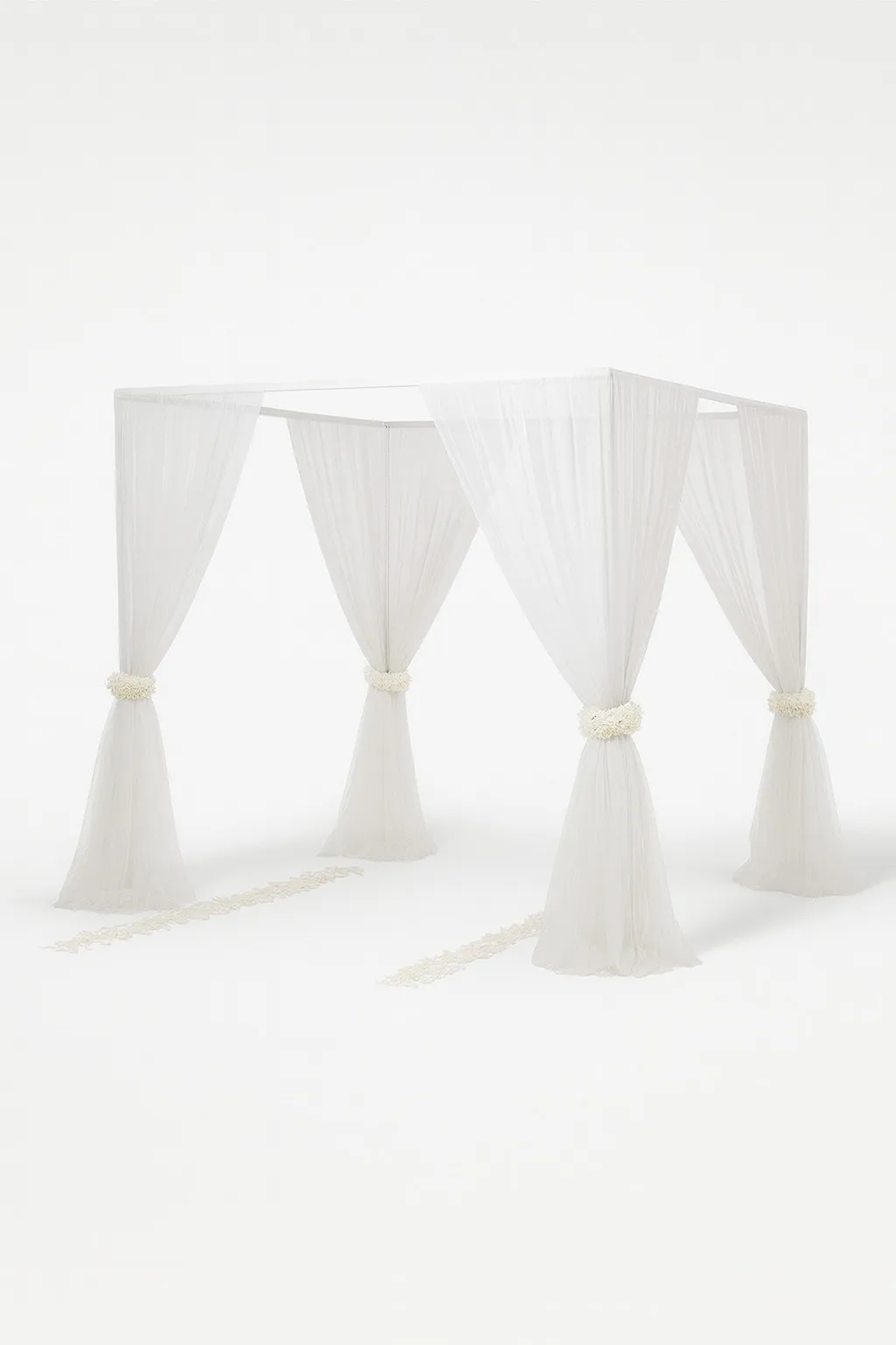 White Wedding Mandap