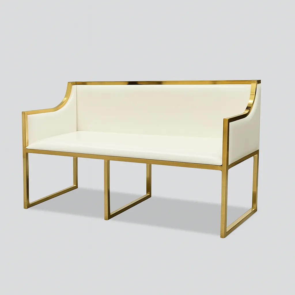 Golden Lounge Double Chair