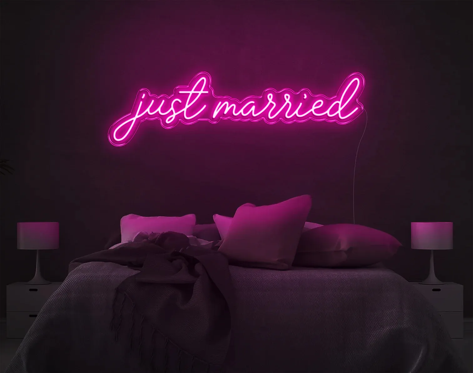 Neon sign Just Married