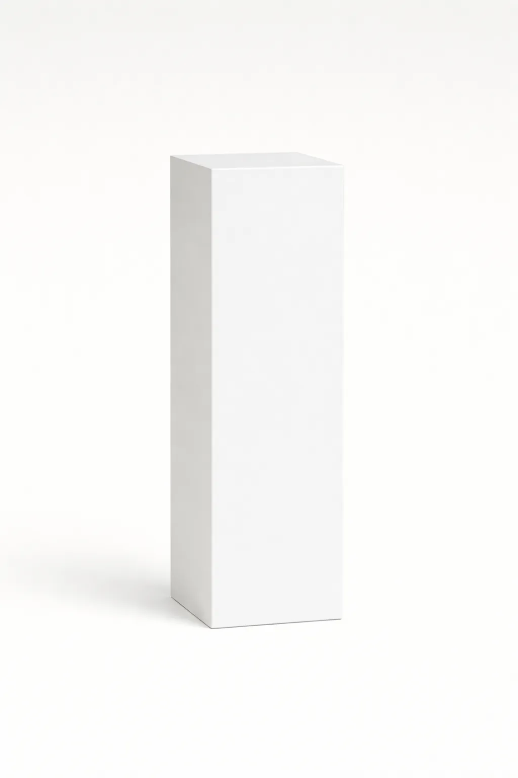 White Fibreglass Plinth 90 cm