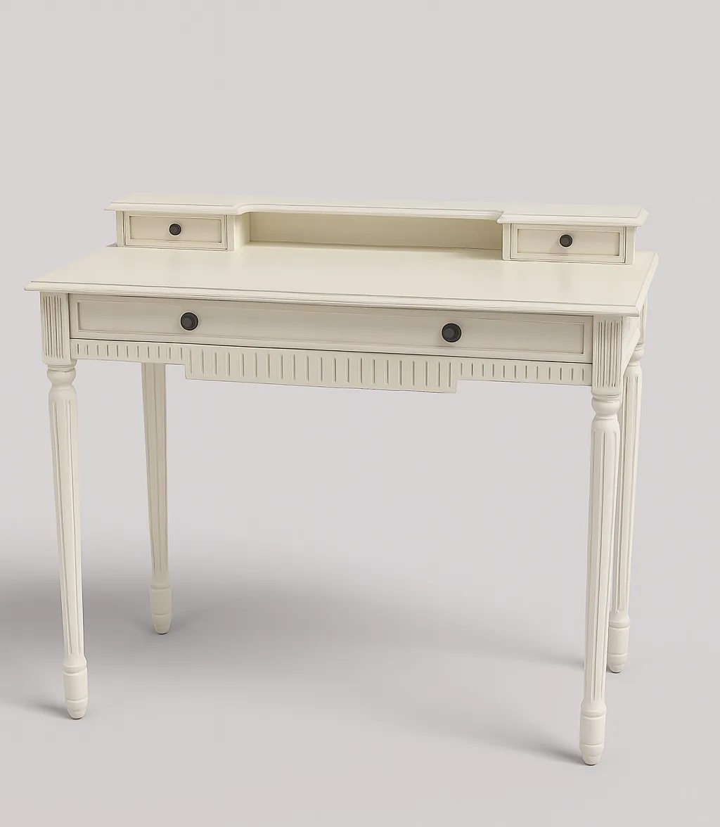Signing Table White - Straight Legs