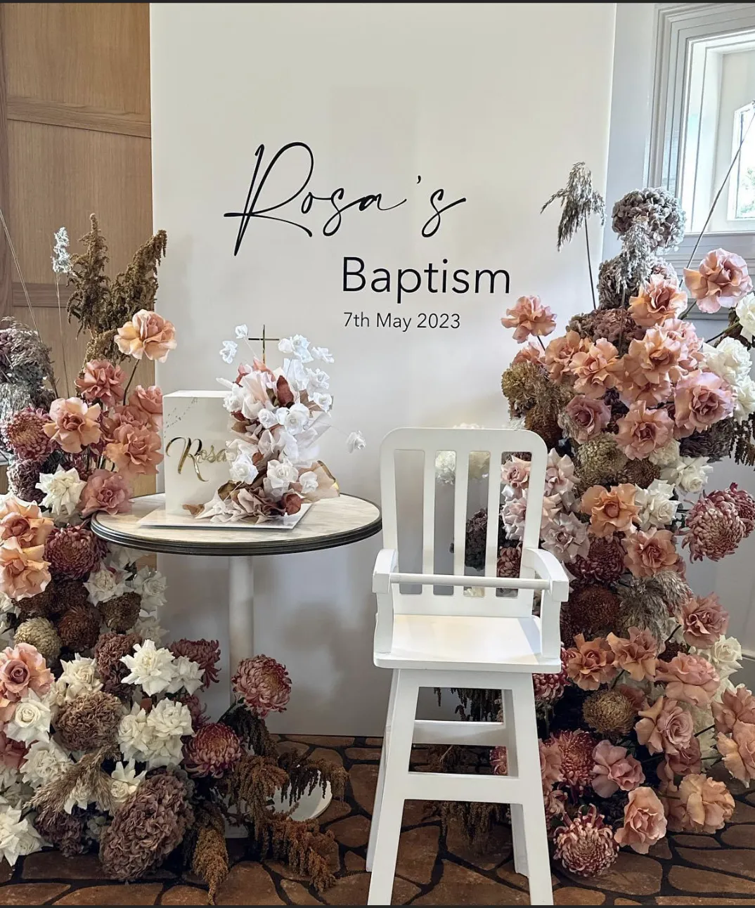 Baby chair white chalk