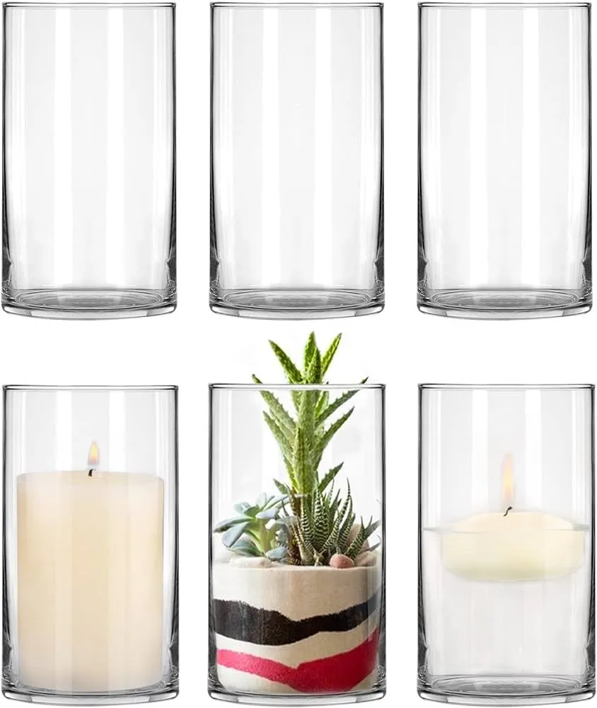 Mix hurricane cylinder vase candle wax sand powder Package 250 off candles