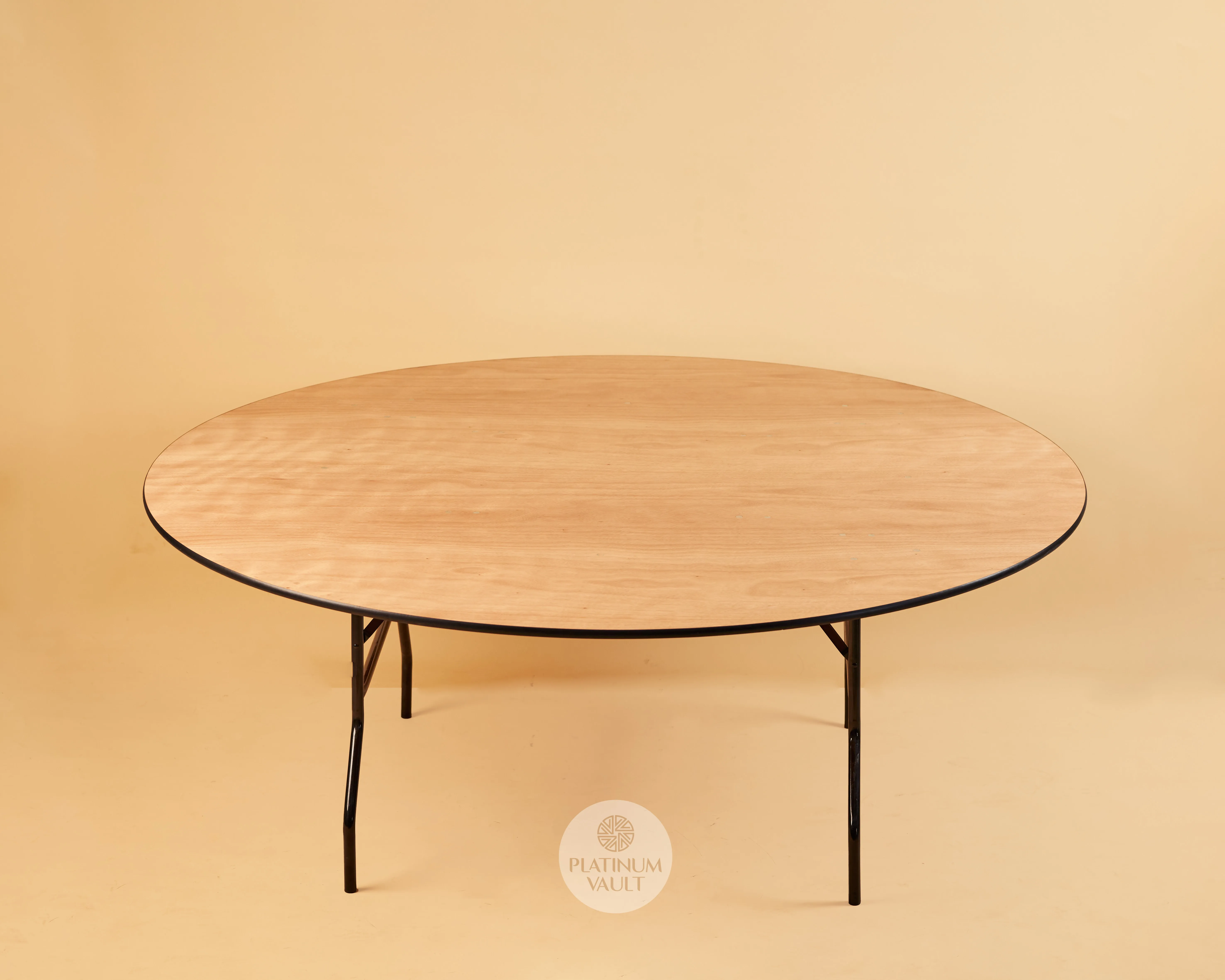 Round Wooden Banquet Table