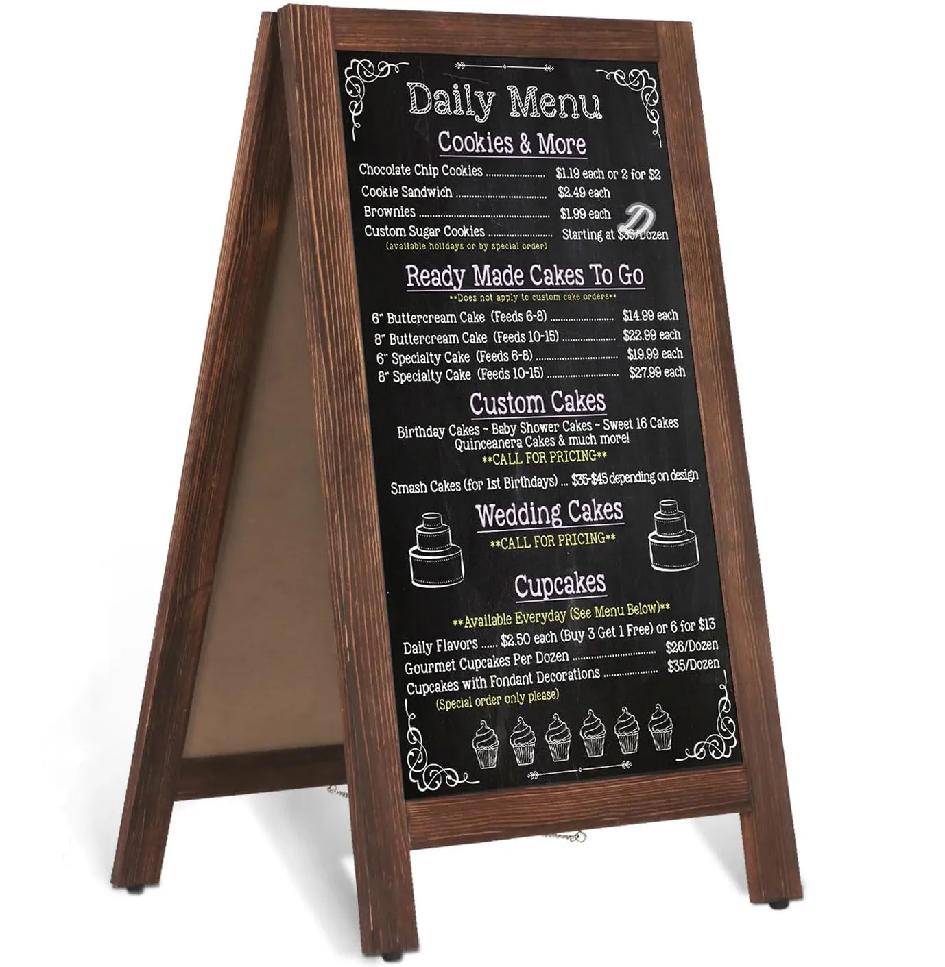 Chalkboard Sign/Sandwich Board