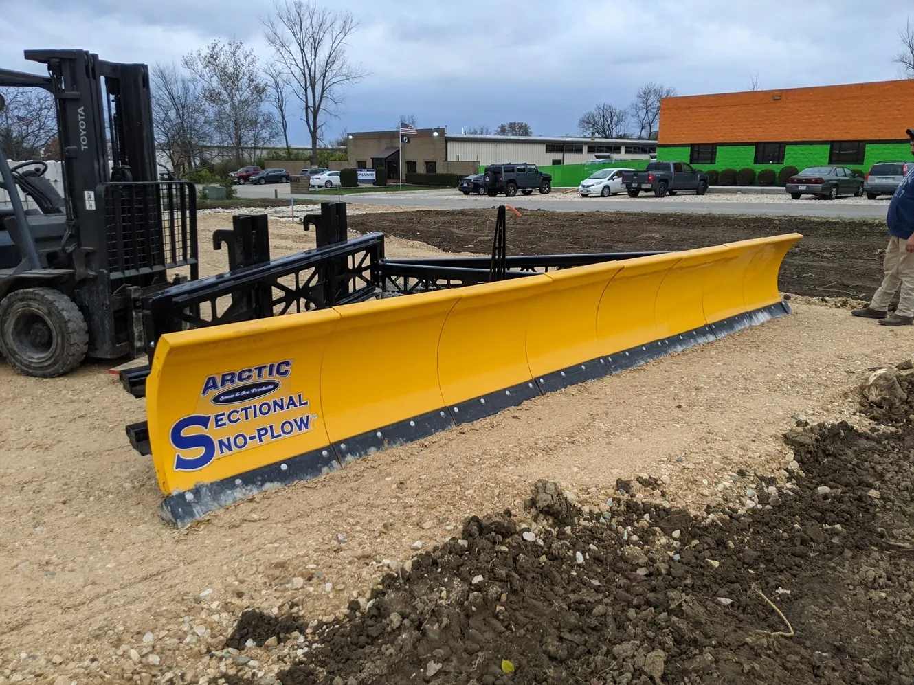 Arctic "Sideswiper" Under Trailer Plow 1 year used