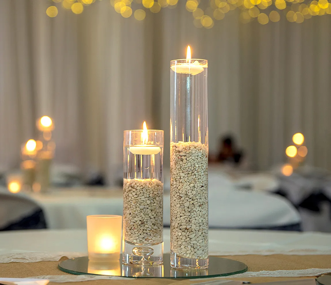 Long Glass Jar for Centerpiece