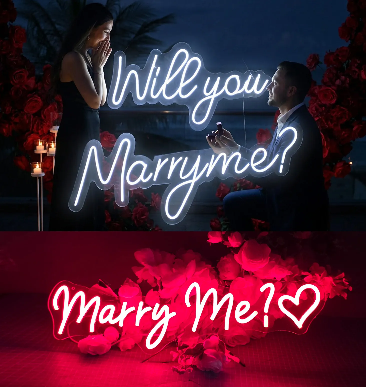 Marryme Neon Signage