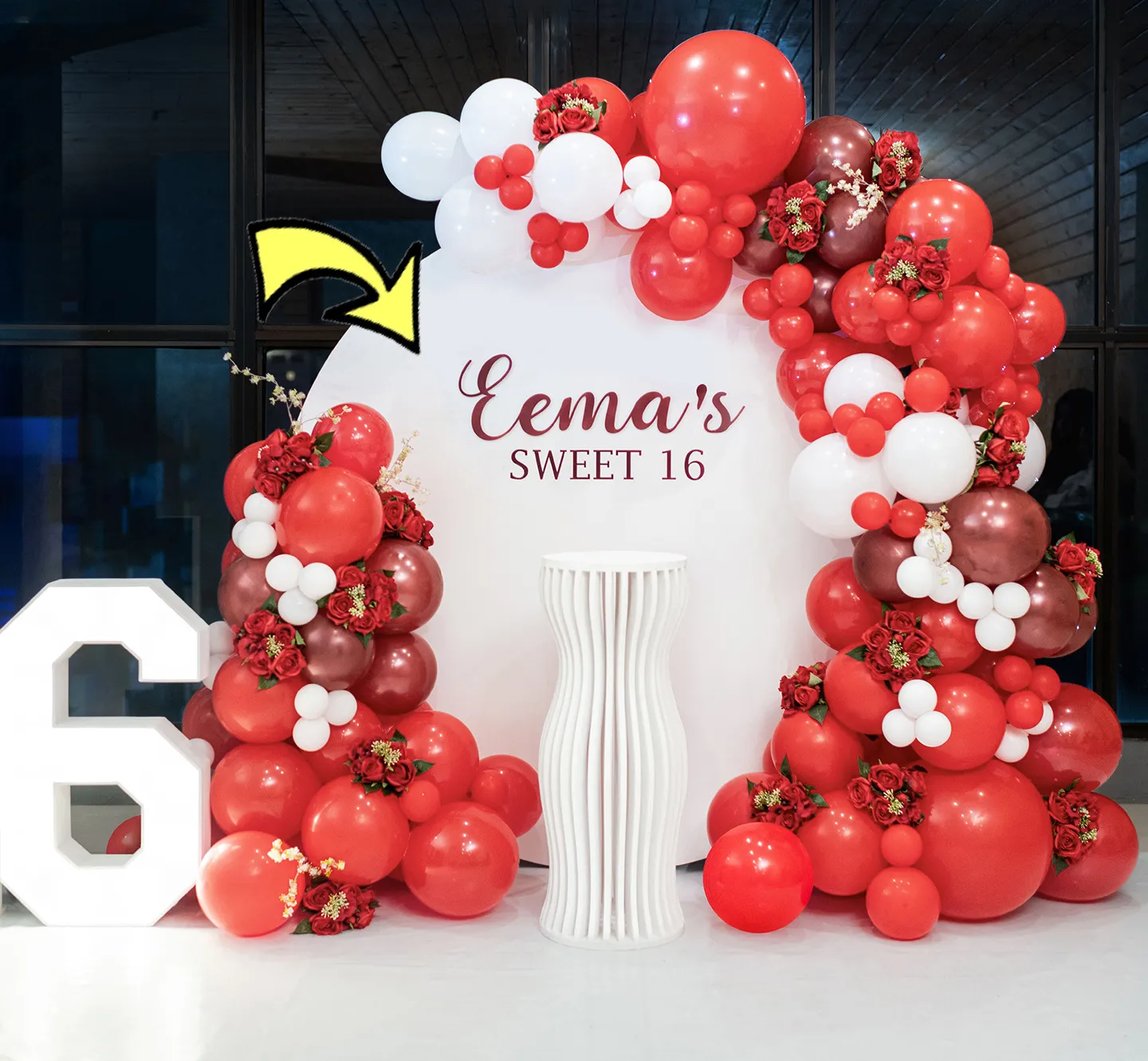 Circle Round Backdrop Arch