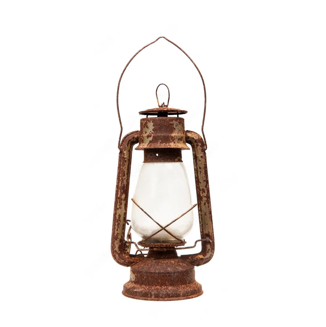 Old Rusty Lamp Lantern Faanooz Baththi