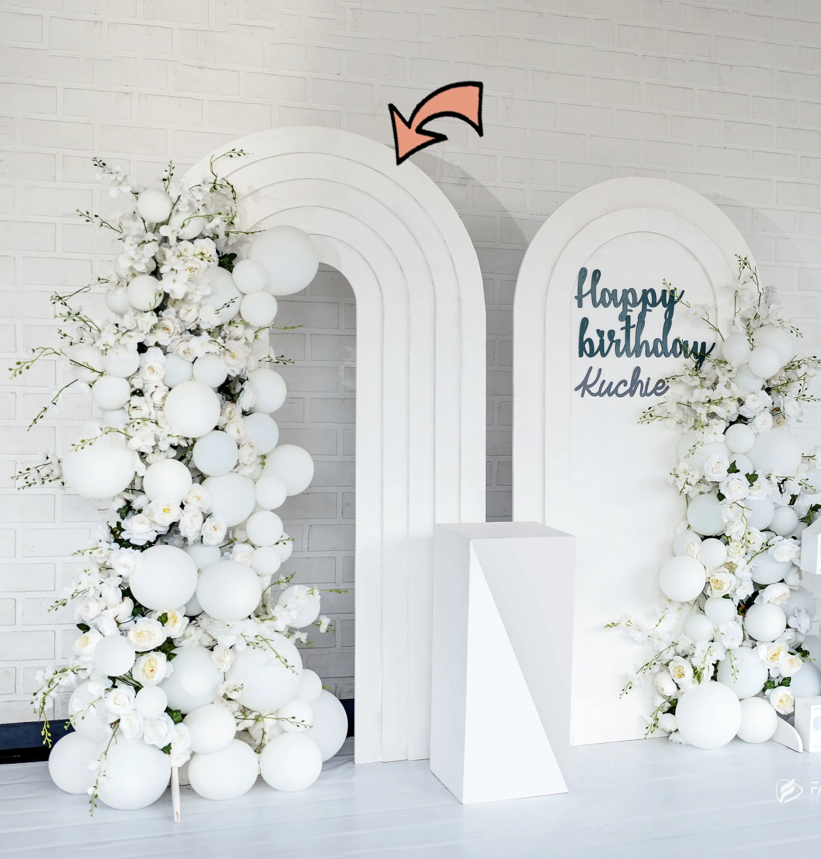 5 Layer 3D Arch Multi Layer backdrop Panel